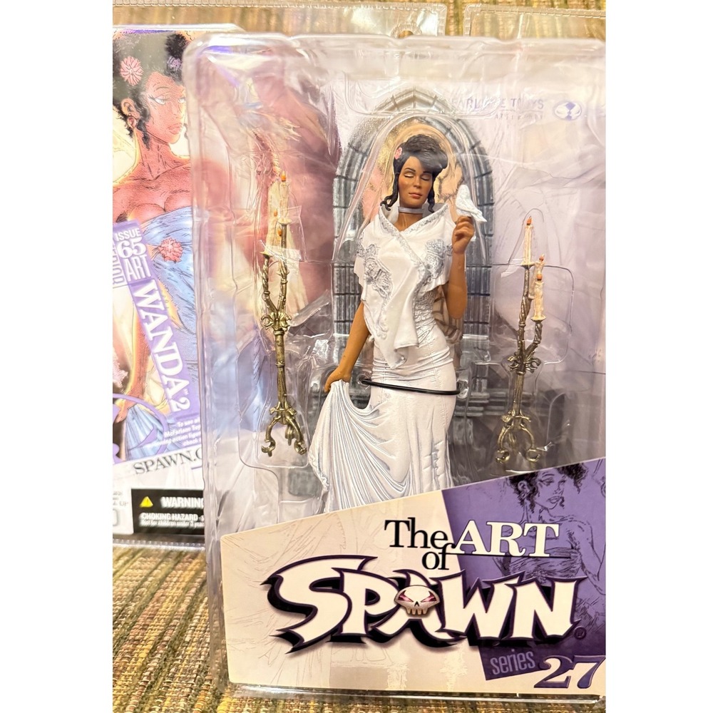 McFarlane Toys The Art of Spawn Series 27 Wanda 2 Action Figure Issue 65 Art NIB